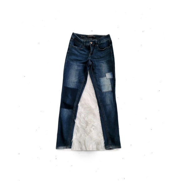 The Limited Skinny Regular‎ Jeans Woman's Size 6R Patchwork denim Jeans Stretch - Picture 1 of 11